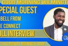 CJ Bell from The Connect on Good Morning Wilmington
