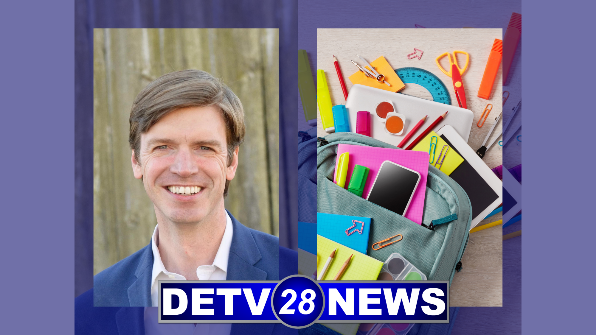 Backpack Giveaways + Collin O'Mara Reform Plan